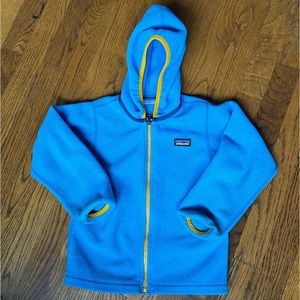 Light blue Patagonia fleece, size 5t